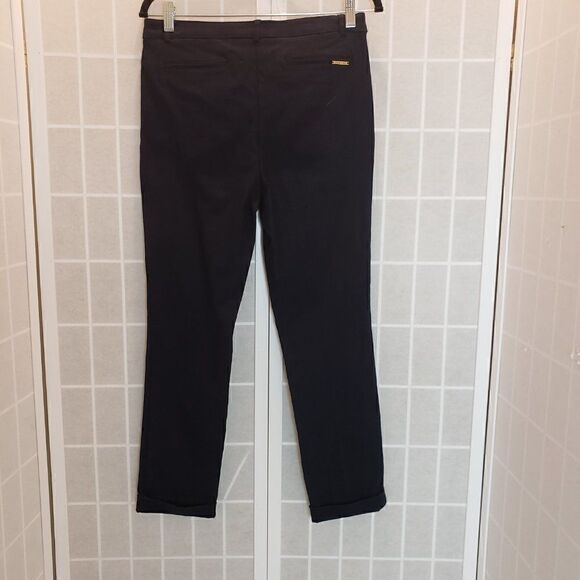 NWOT - Anne Klein Zipper Front Cuffed Blue Pants Size 6 - Picture 6 of 9